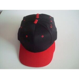 6 HAT LOT BUNDLE NISSUN RED BLACK BLANK PLAIN 90S HAT CAP VINTAGE